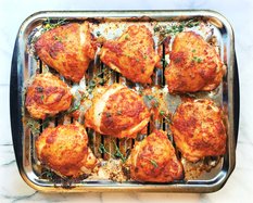 Red Chile Chicken Thighs