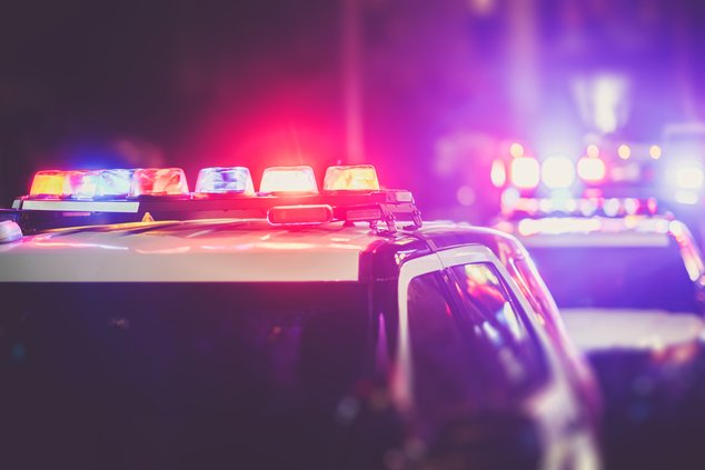 police lights stock