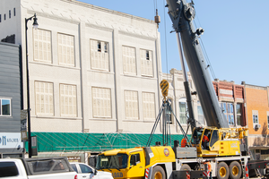 Ramsay building w/crane